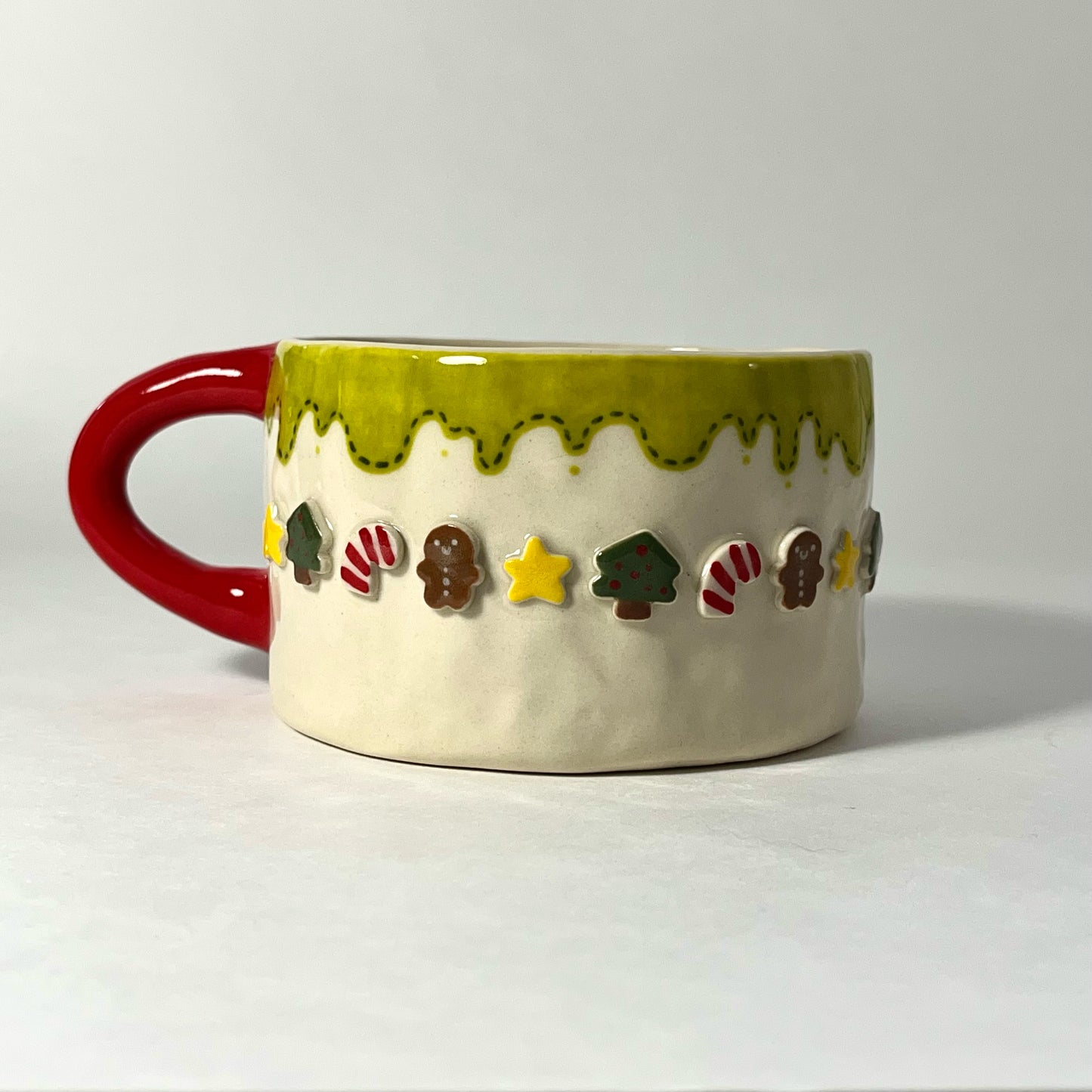 400ml Christmas mug (green)